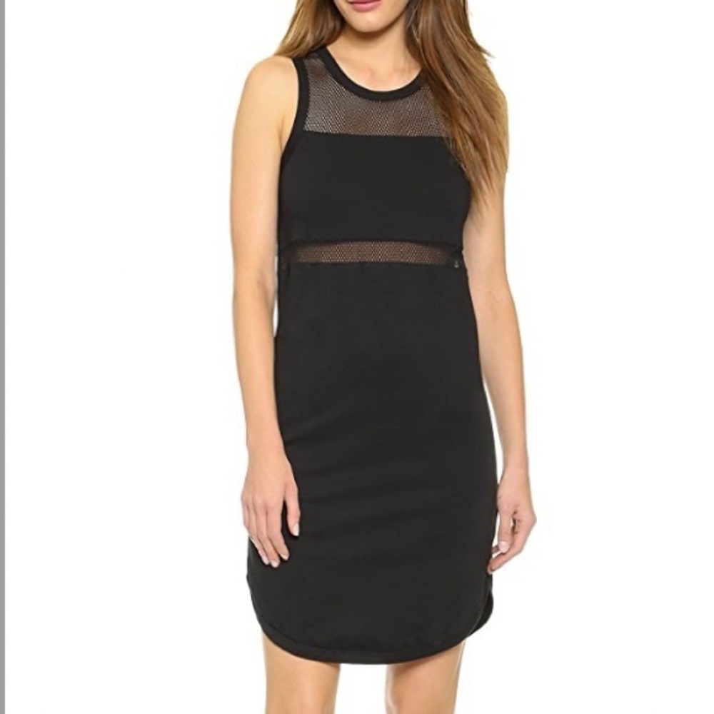 Rag & Bone Marlo Black Mesh Dress S